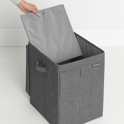 Brabantia Stackable vasketøjsboks sort 35 liter