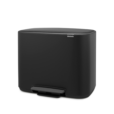 Brabantia Bo pedalspand sort 11+23 liter