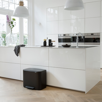 Brabantia Bo pedalspand sort 11+23 liter