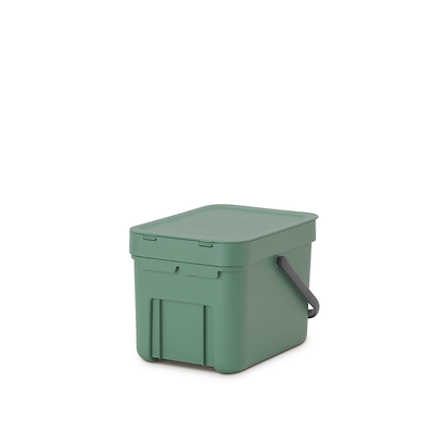 Brabantia Sort & Go affaldsspand med låg green 6 liter