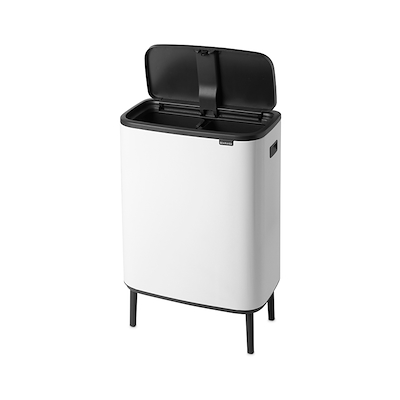 Brabantia Bo Touch Bin affaldsspand hvid 2x30 liter