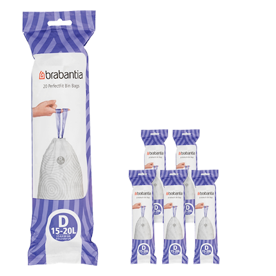 Brabantia PerfectFit affaldspose D 120 stk. 20 liter