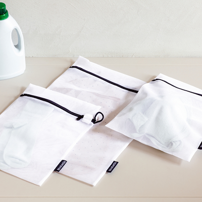 Vaskeposer til finvask med lynlås 3 stk.