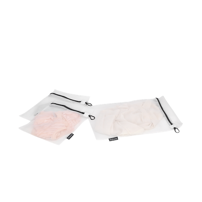 Vaskeposer til finvask med lynlås 3 stk.