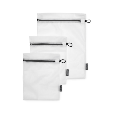 Vaskeposer til finvask med lynlås 3 stk.