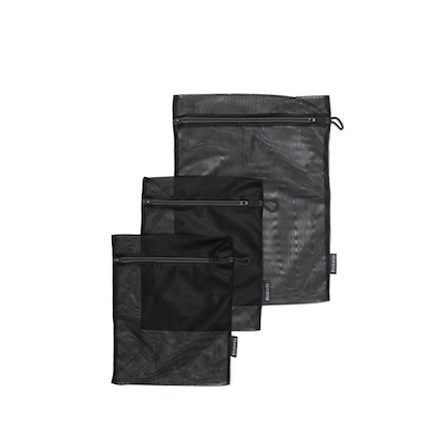 Brabantia vaskeposer til finvask sort sæt 3 stk.