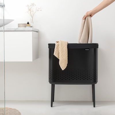 Brabantia Bo vasketøjskurv sort 60 liter