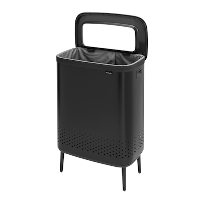 Brabantia Bo vasketøjskurv sort 2x45 liter