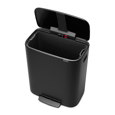 Brabantia Bo pedalspand 60 liter sort