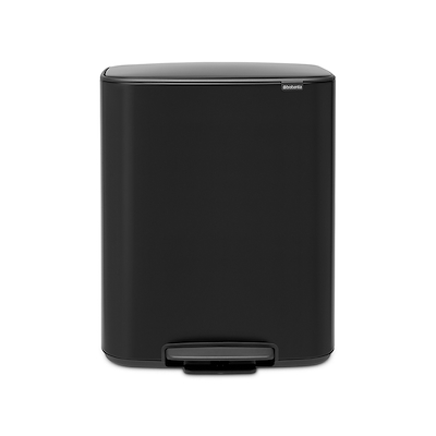 Brabantia Bo pedalspand 60 liter sort