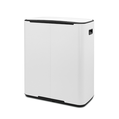 Brabantia Bo pedalspand 2 x 30 liter hvid