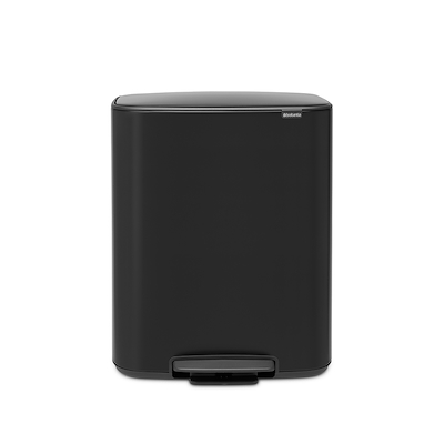 Brabantia Bo pedalspand sort 2x30 liter