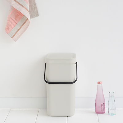 Brabantia Sort & Go affaldsspand light grey 12 liter