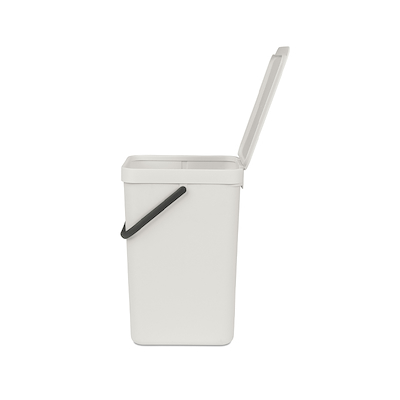Brabantia Sort & Go affaldsspand med låg grå 16 liter