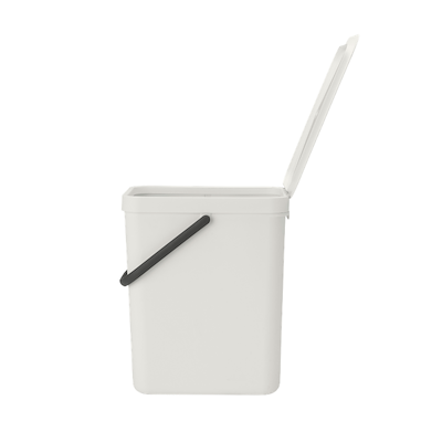 Brabantia Sort & Go affaldsspand med låg lysegrå 25 liter