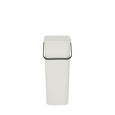 Brabantia Sort & Go affaldsspand med låg lysegrå 40 liter