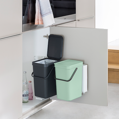 Brabantia Sort & Go indbygningsmodul grey/jade green