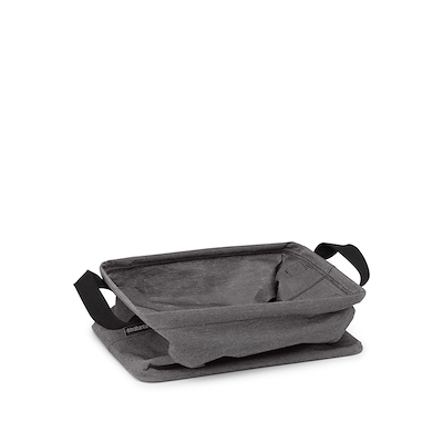 Brabantia foldbar vasketøjskurv sort 35 liter