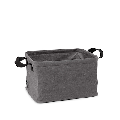 Brabantia foldbar vasketøjskurv sort 35 liter