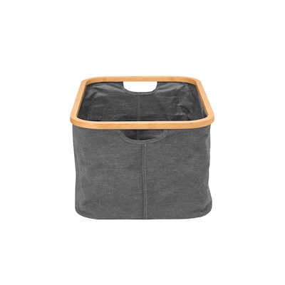 Brabantia foldbar vasketøjskurv sort 40 liter