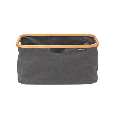 Brabantia foldbar vasketøjskurv sort 40 liter