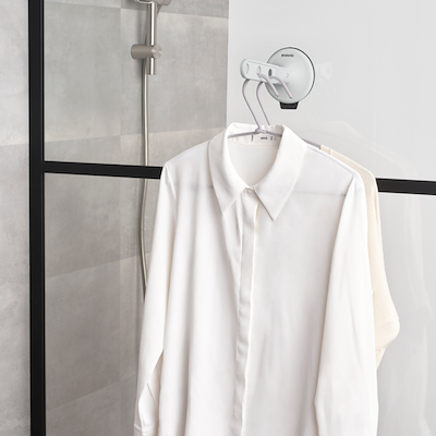 Brabantia bøjlekrog med sugekop hvid 10.5x6.3x21.9 cm