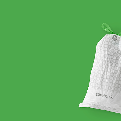 Brabantia affaldsposer pose hvid 23-30 liter