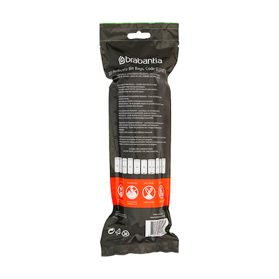 Brabantia affaldsposer pose hvid 23-30 liter