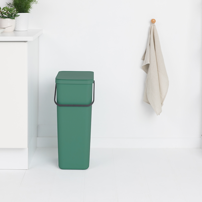 Brabantia Sort & Go affaldsspand med låg grøn 40 liter