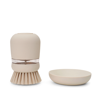 Brabantia SinkSide opvaskebørste med sæbedispenser soft beige