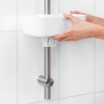 Brabantia ReNew brusestangs hylde hvid