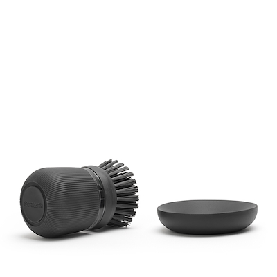 Brabantia opvaskebørste med sæbedispenser mørkegrå