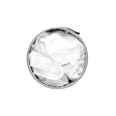 Brabantia vasketøjskurv med låg hvid 35 liter