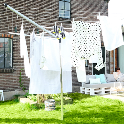 Brabantia topspinner tørrestativ stål