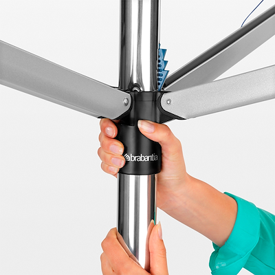 Brabantia topspinner tørrestativ stål