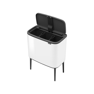 Brabantia Bo Touch Bin affaldsspand hvid 3x11 liter