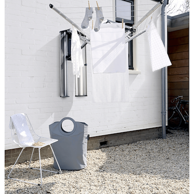 Brabantia WallFix vægtørrestativ grå 184x182 cm