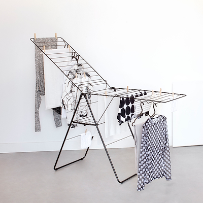 Brabantia Hang-On tørrestativ mat sort 25 meter