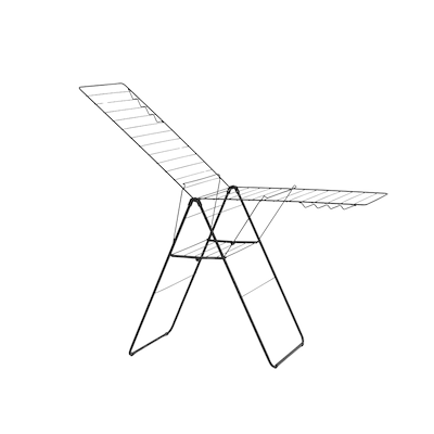 Brabantia Hang-On tørrestativ mat sort 25 meter