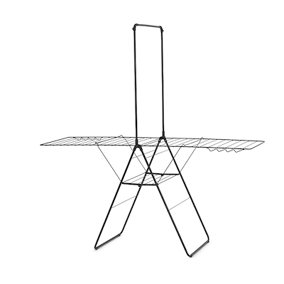 Brabantia Hang-On tørrestativ mat sort 25 meter med bøjlestang