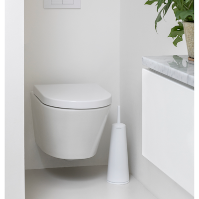 Brabantia toiletbørste med holder white