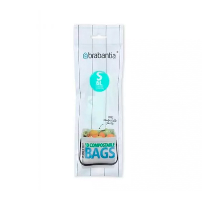 Brabantia Bio Green affaldspose S 6 liter 10 stk.