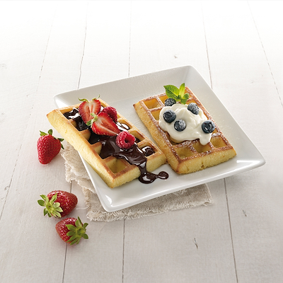 Lékué vaffelform i silikone til ovn 20x18,6 cm 2 stk.