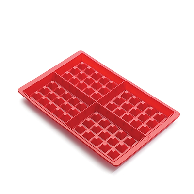 Lékué vaffelform i silikone til ovn 20x18,6 cm 2 stk.