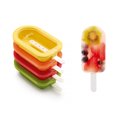 Lékué Classic ispindeforme - sæt med 4 stk. L15,5 cm