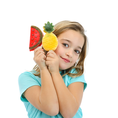 Lékué Tropical Fruits ispindeform- sæt med 4 stk.