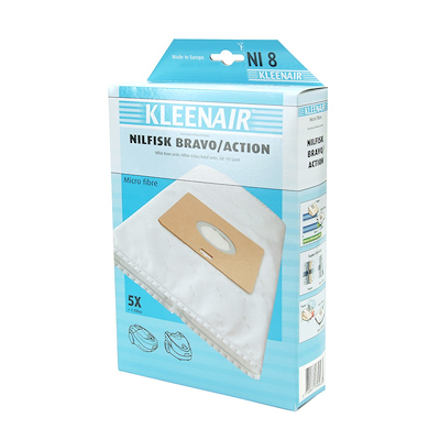Kleenair støvsugerposer NI8 Nilfisk bravo/action
