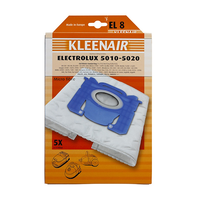 Kleenair Electrolux støvsugerpose El 8 hvid