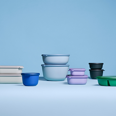 Mepal Cirqula skål med låg sort 1 liter