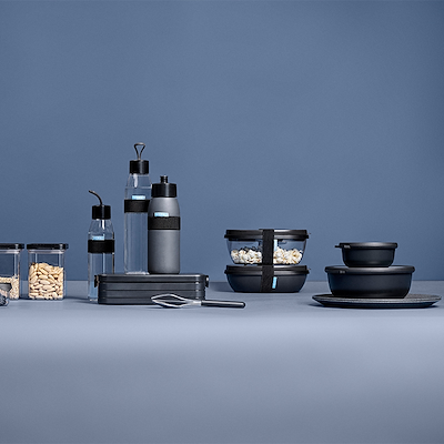 Mepal Cirqula skål med låg sort 2,25 liter